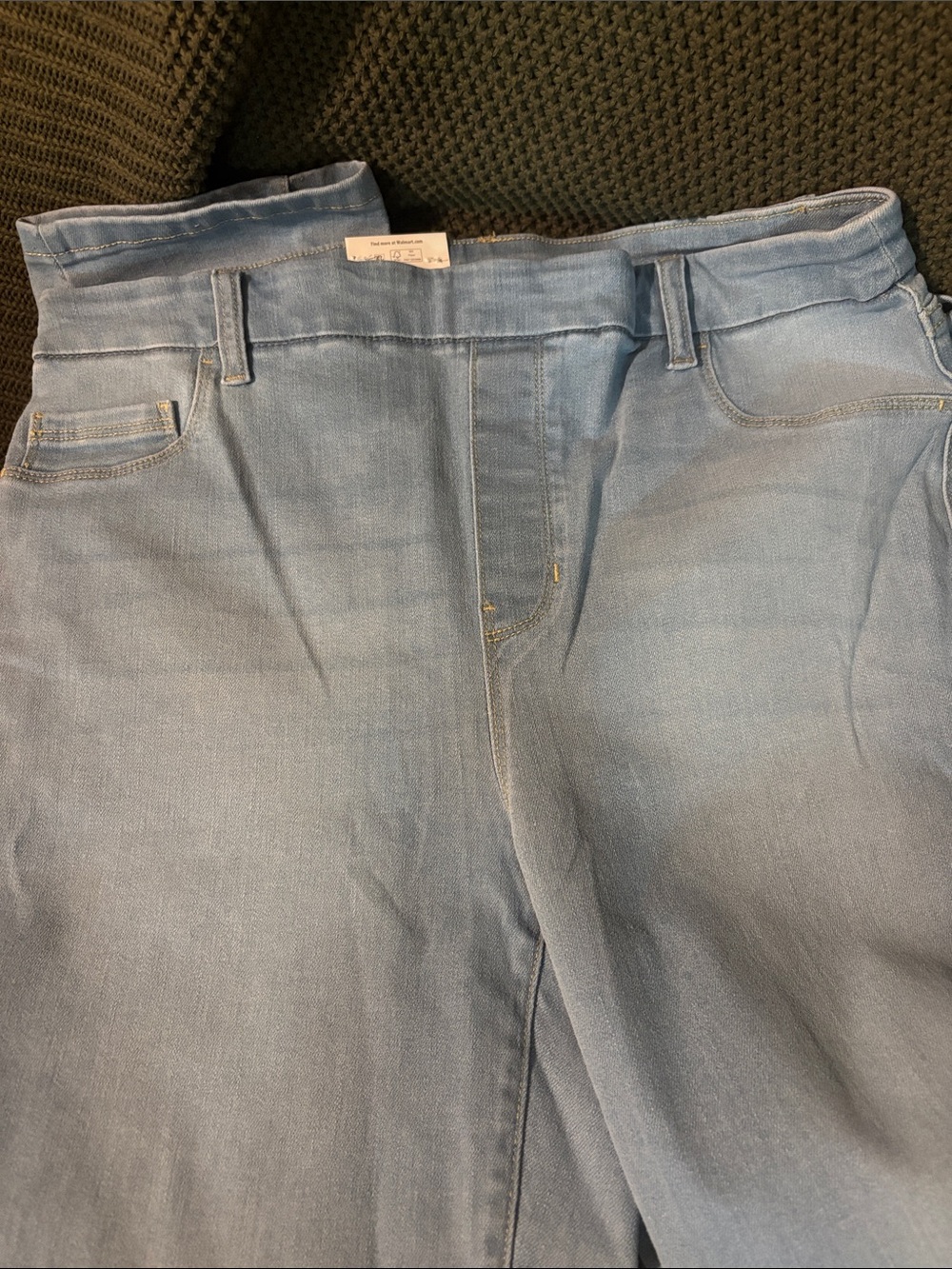 Time and Tru Women's High Rise Straight Leg Denim Jegging size M 8/10 - Picture 2 of 5
